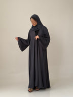 S730 عباية مع طرحة دبل كلوش لافال