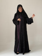 S837 عباية مع طرحة دبل كلوش أنترنت