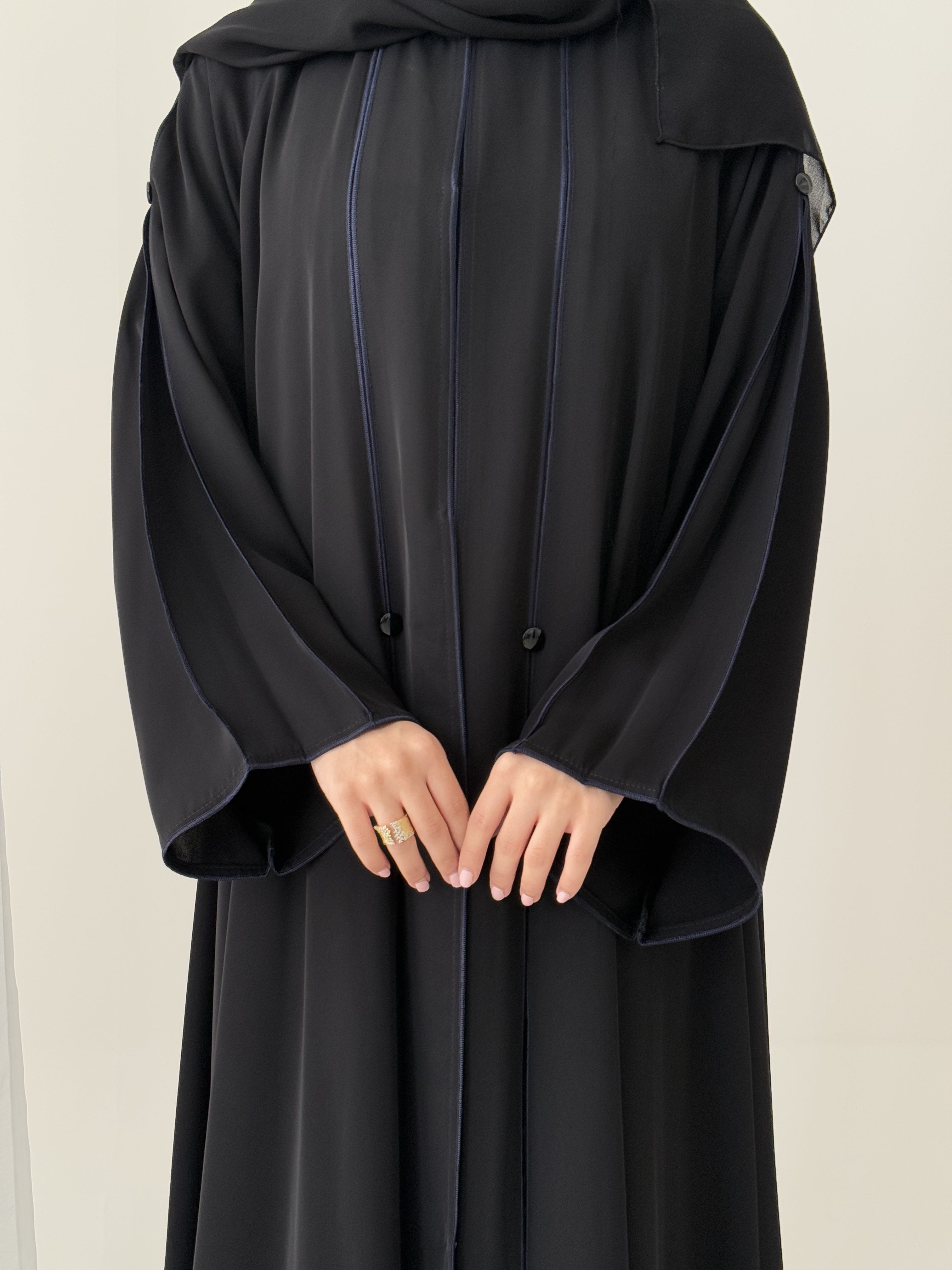 S779 عباية مع طرحة دبل كلوش انترنت