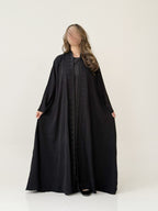 S837 عباية مع طرحة دبل كلوش أنترنت