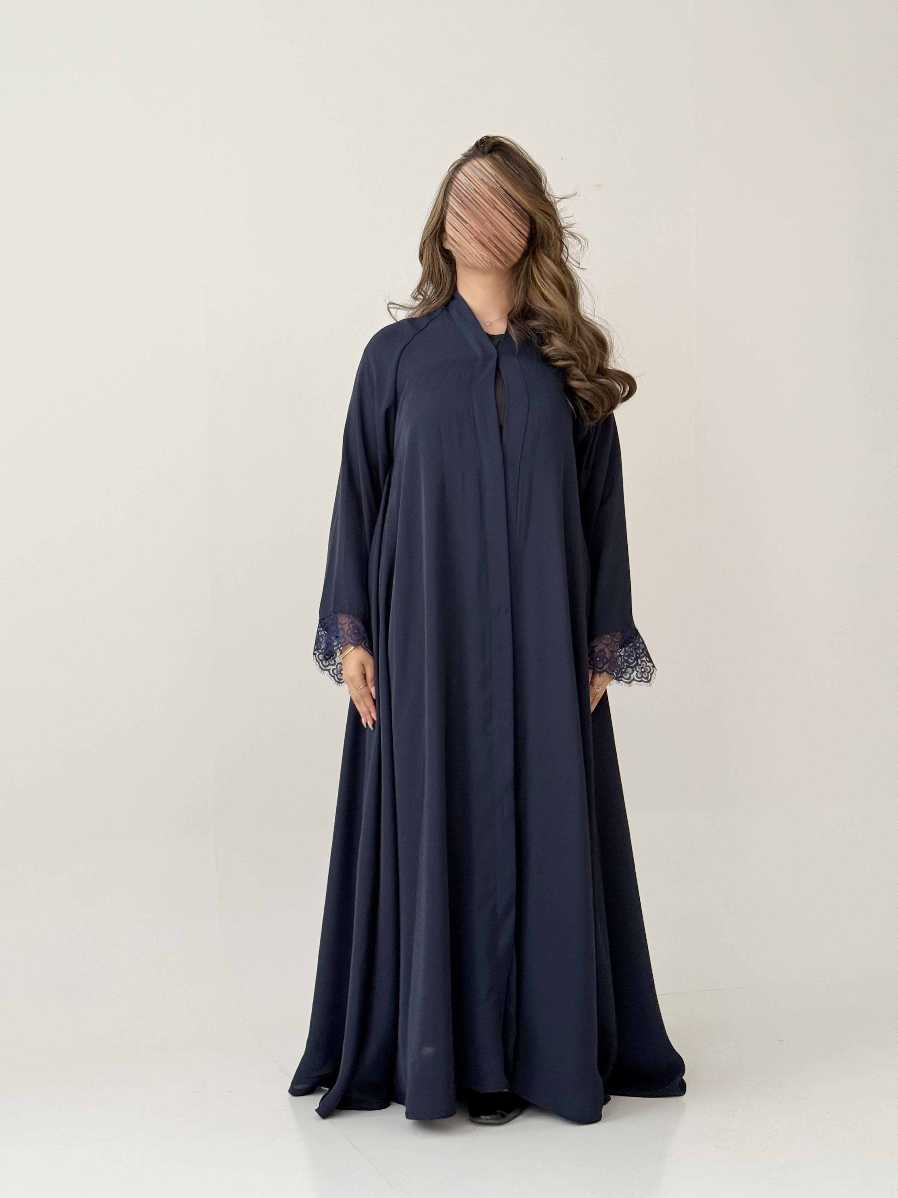 S867 عباية مع طرحة دبل كلوش كوبرا