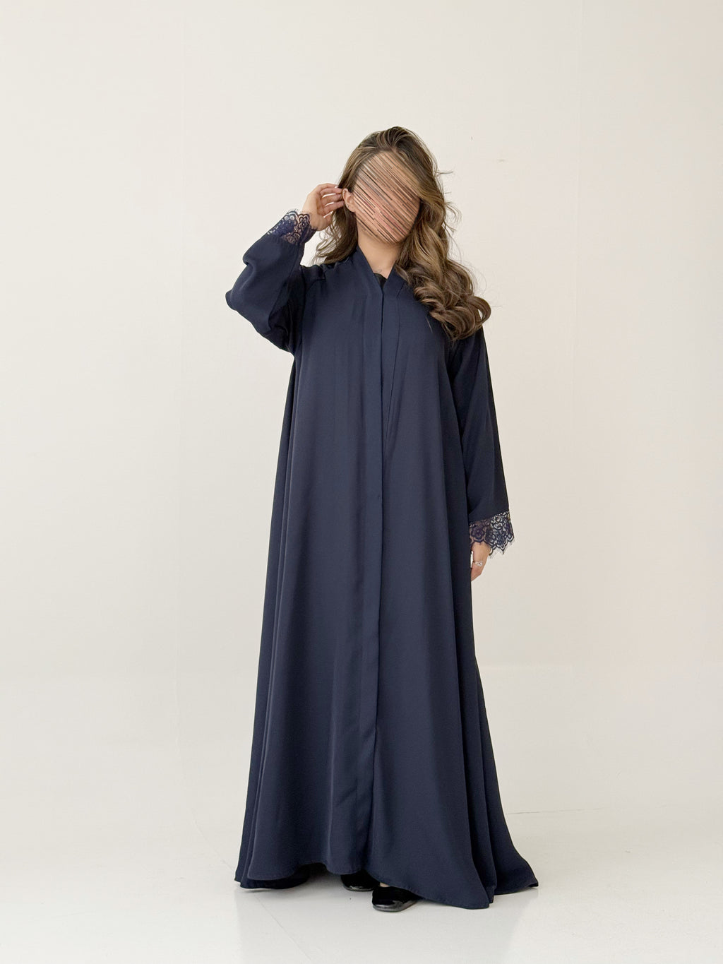 S867 عباية مع طرحة دبل كلوش كوبرا