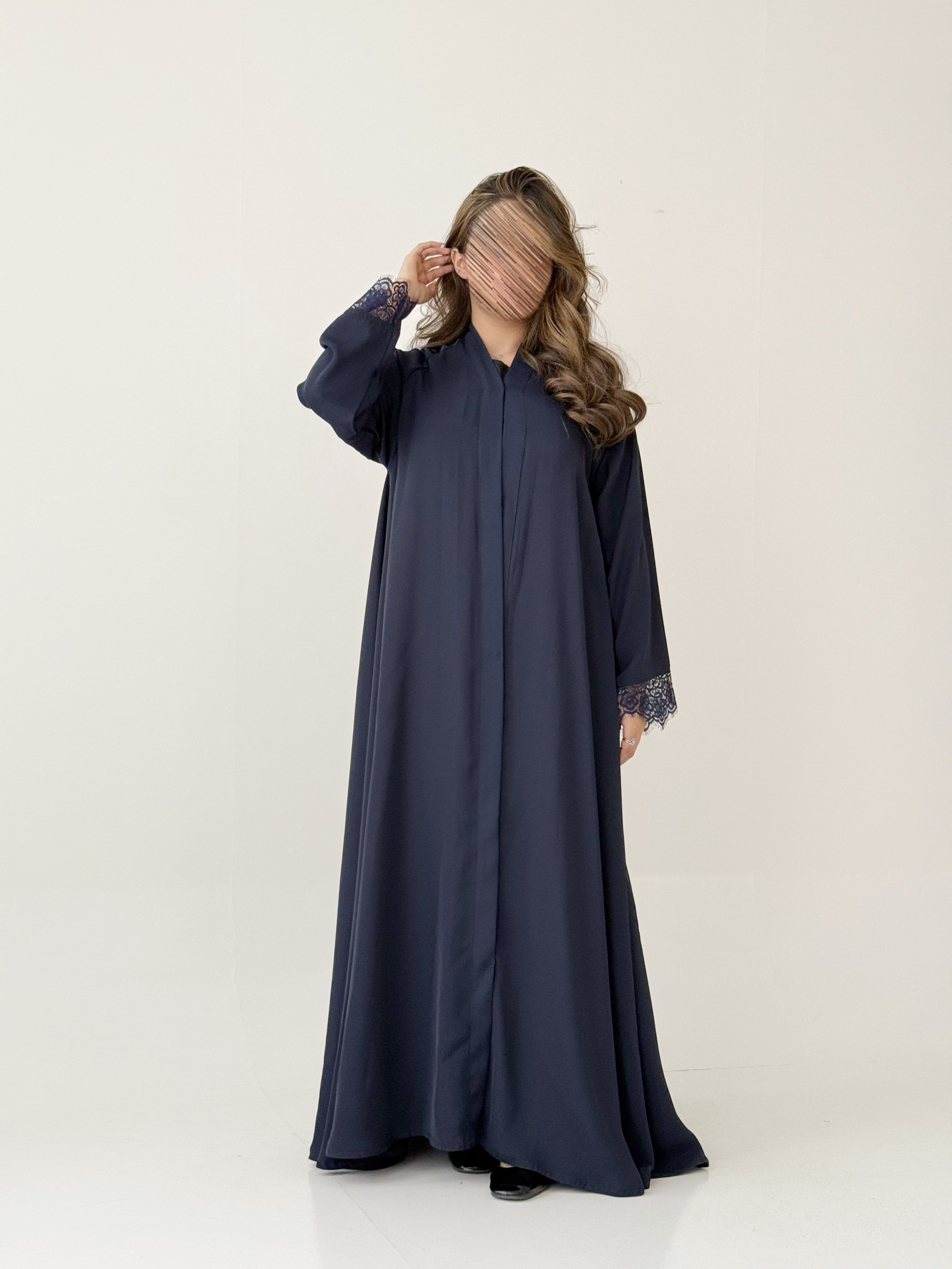 S867 عباية مع طرحة دبل كلوش كوبرا