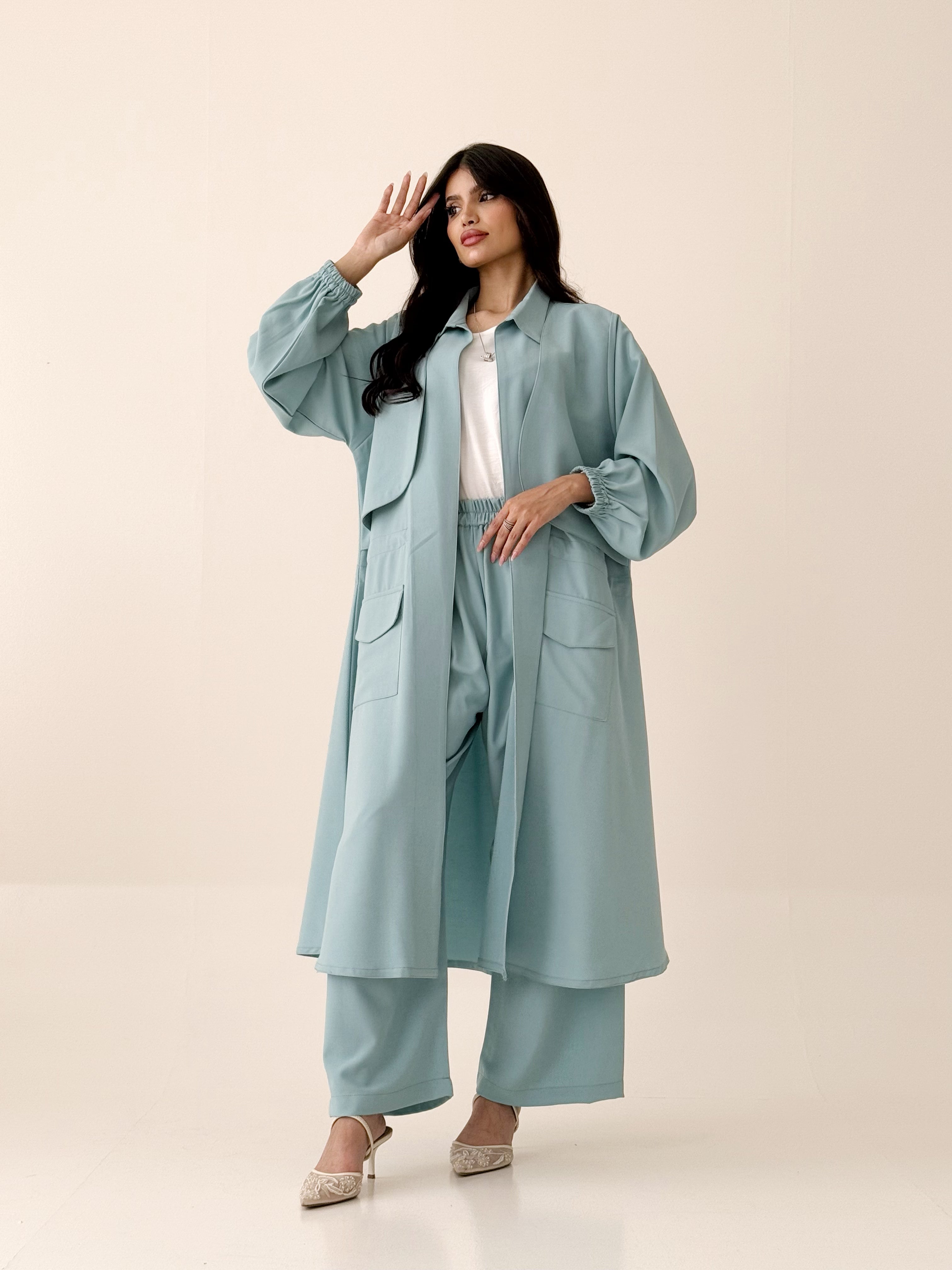 طقم عباية نسائي 3ق S733