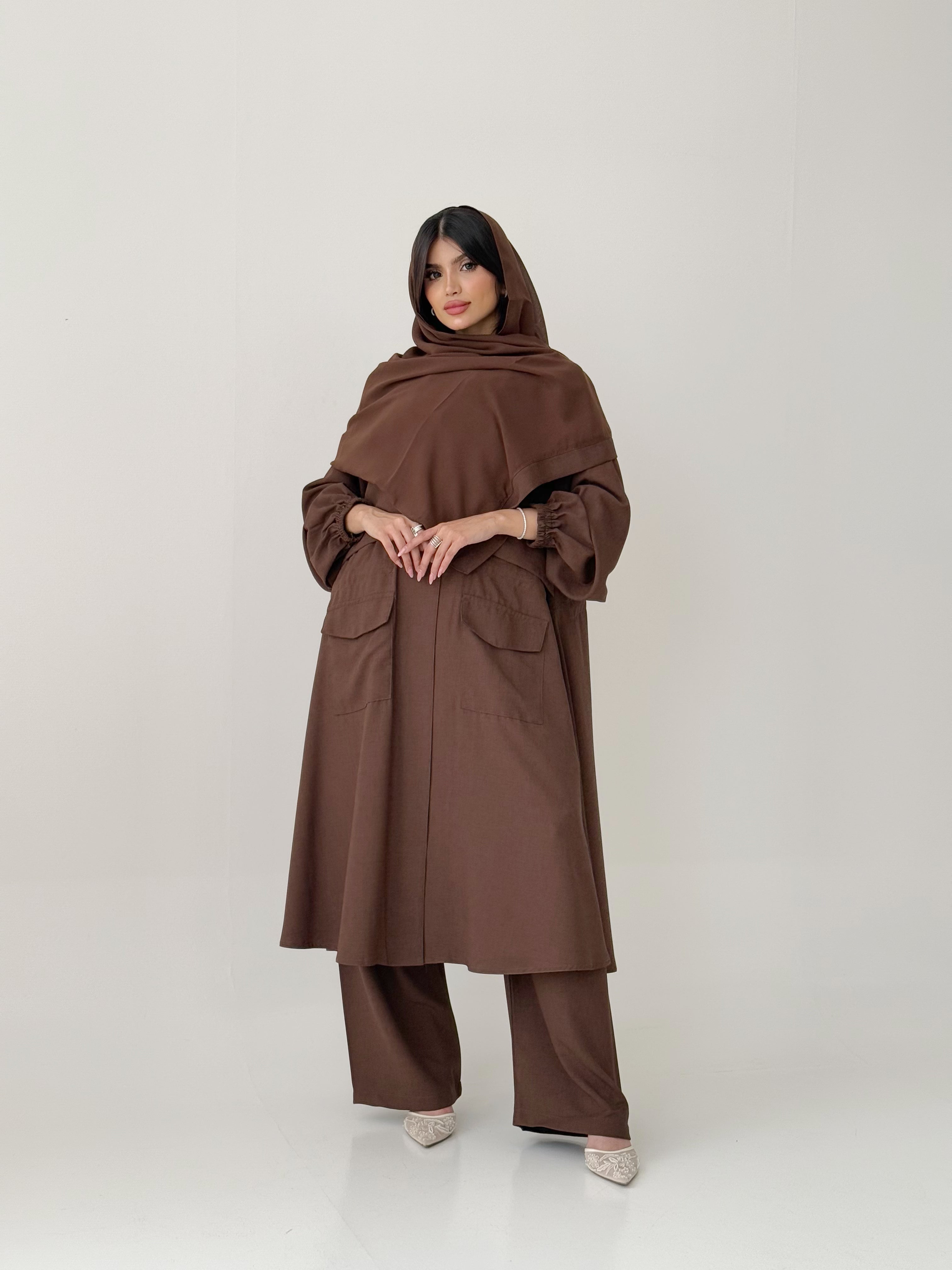 طقم عباية نسائي 3ق S733