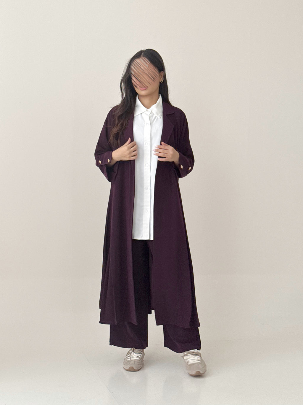 sh520 طقم عبايه نسائي 4 قطع