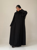 S678 عباية مع طرحة نص كلوش كوبا