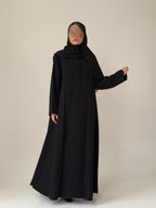 S678 عباية مع طرحة نص كلوش كوبا