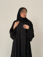 S837 عباية مع طرحة دبل كلوش أنترنت