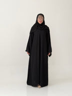 F-695 عباية مع طرحة ربع كلوش انترنت