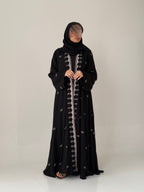 S837 عباية مع طرحة دبل كلوش أنترنت