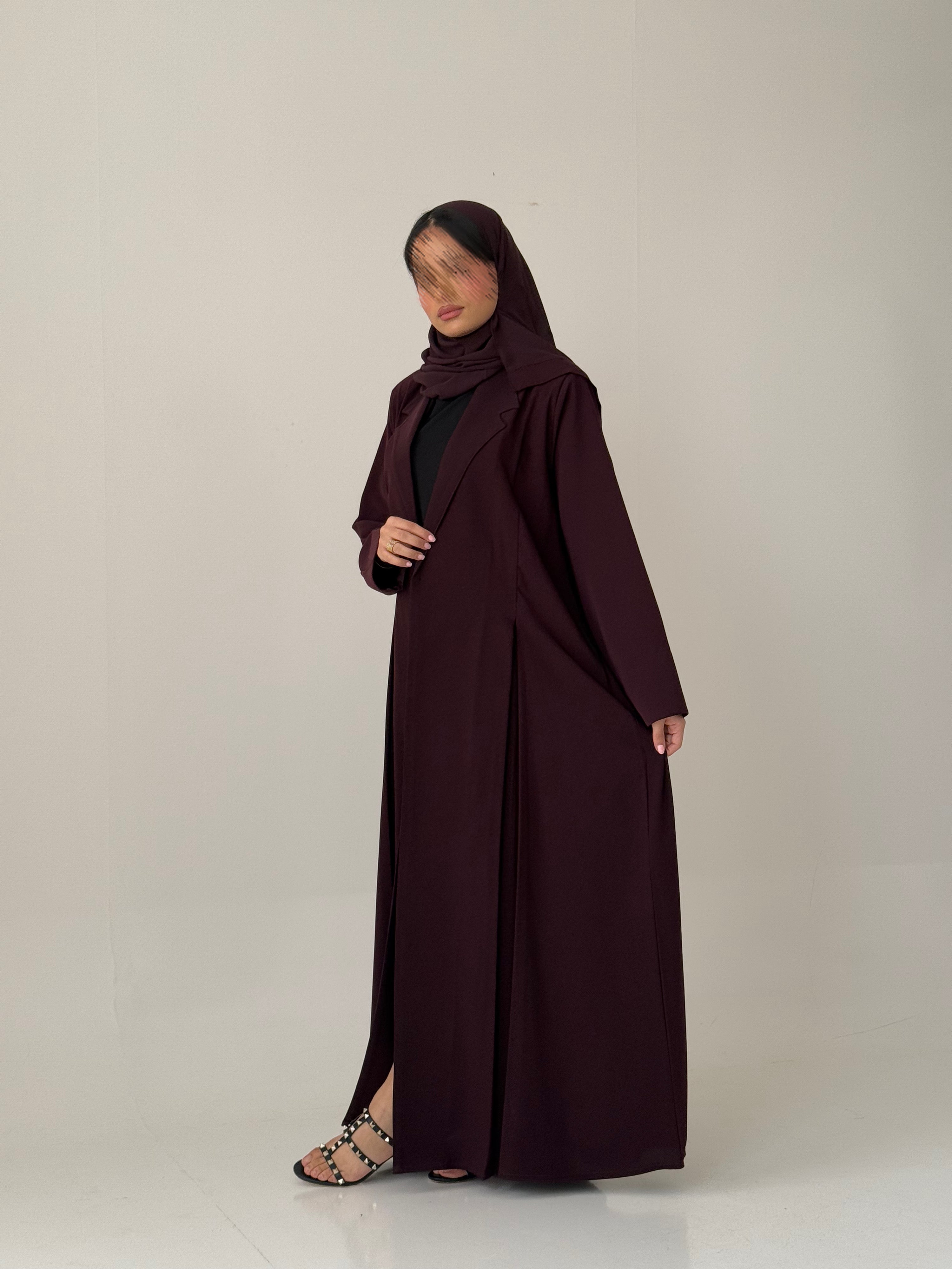 S788 عباية نسائي مع طرحة
