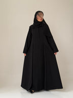 S678 عباية مع طرحة نص كلوش كوبا