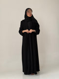 S809 عباية مع طرحة نص كلوش شاكيرا