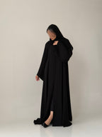 عباية مع طرحة دبل كلوش انترنت S473