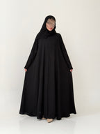 S165 عباية نسائي مع طرحة-.