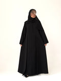 S678 عباية مع طرحة نص كلوش كوبا