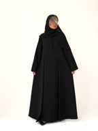 S678 عباية مع طرحة نص كلوش كوبا