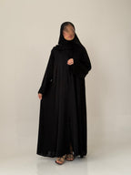 S165 عباية نسائي مع طرحة-.