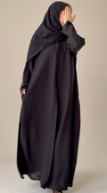 S843 عباية مع طرحة استريت انترنت