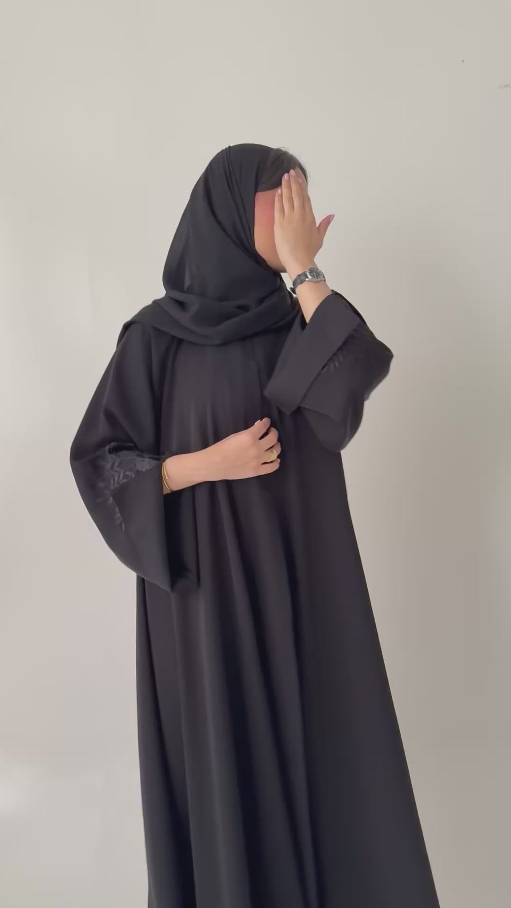 F-203 عباية مع طرحة انترنت