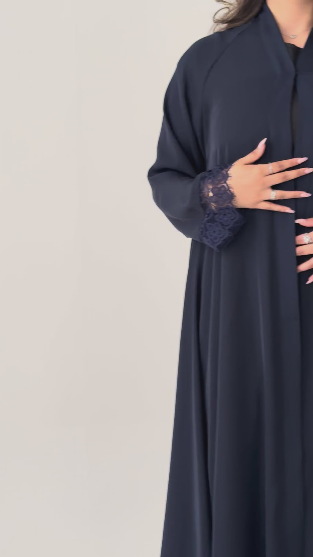 S867 عباية مع طرحة دبل كلوش كوبرا