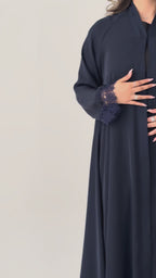 S867 عباية مع طرحة دبل كلوش كوبرا