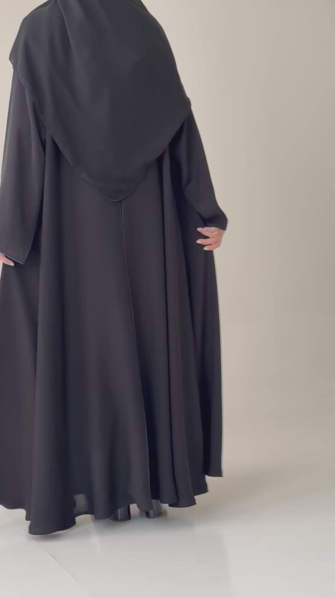 S779 عباية مع طرحة دبل كلوش انترنت