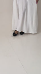 S463 عباية فستان كريب امريكي