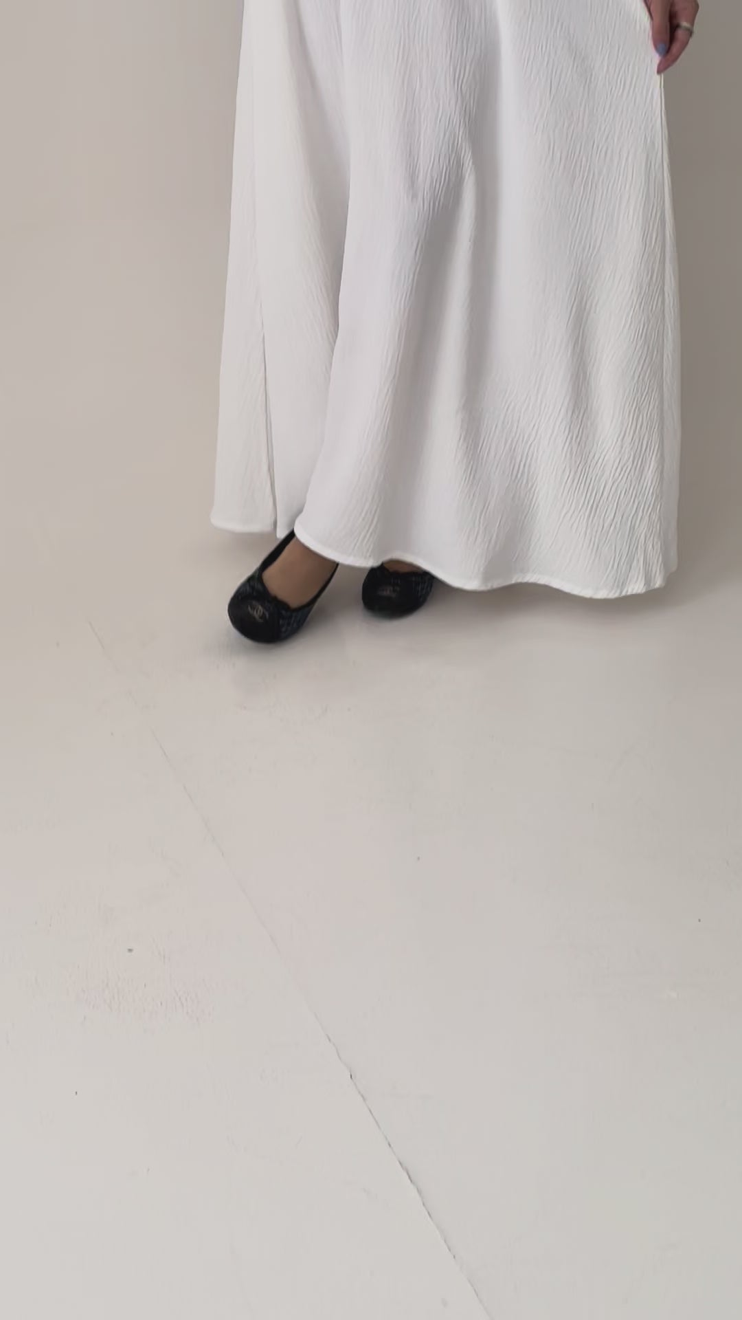 S463 عباية فستان كريب امريكي