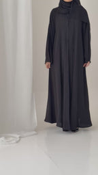 S779 عباية مع طرحة دبل كلوش انترنت