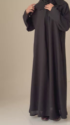 S843 عباية مع طرحة استريت انترنت