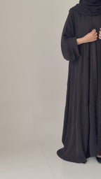 S837 عباية مع طرحة دبل كلوش أنترنت